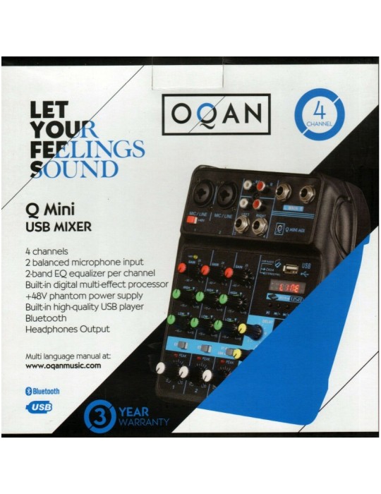 Mixer Q Mini USB Mixer - Oqan